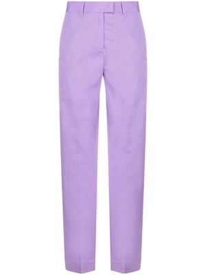 The Attico pantalon droit à taille haute - Violet