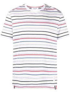 Thom Browne chemise rayée à manches courtes - Blanc