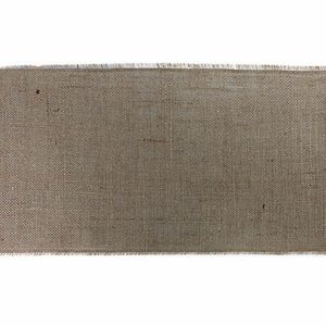 Chaks Jute tafelloper - 29 x 500 cm - grijs/beige - dicht gaas   -