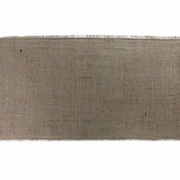 Chaks Jute tafelloper - 29 x 500 cm - grijs/beige - dicht gaas   -