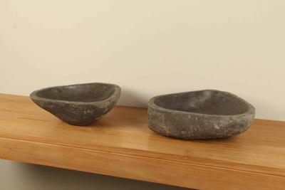 Riviersteen waskommen set RM070312AB, 43x35x15 cm