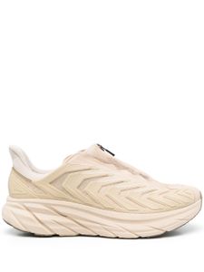HOKA baskets Project Clifton zippées - Tons neutres
