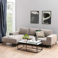 Bendt Salontafel 'Anne-Lise' Marmerlook, Set van 2 stuks, kleur Wit