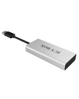 ICY BOX IB-AC6104 USB 3.2 Gen 1 (3.1 Gen 1) Type-A 5000 Mbit/s Wit - thumbnail