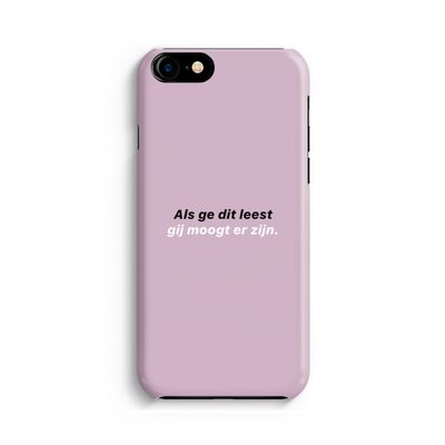 gij moogt er zijn: iPhone 8 Volledig Geprint Hoesje
