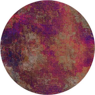 Moooi Carpets - Rond Vloerkleed Erosion Round Rhodonite Soft Yarn - 350 cm rond