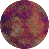 Moooi Carpets - Rond Vloerkleed Erosion Round Rhodonite Soft Yarn - 250 cm rond