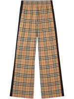 Burberry pantalon à carreaux vintage - Marron