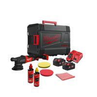 Milwaukee M18 FUEL™ FROP15-502X KIT Accu excentrische polijstmachine 125mm + accessoires 18V 5.0Ah in HD-Box - 4933492352