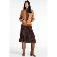 anytime imitatieleren bikerjack cognac - thumbnail