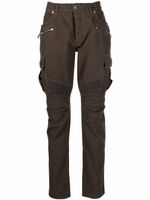 Balmain pantalon skinny à poches cargo - Vert