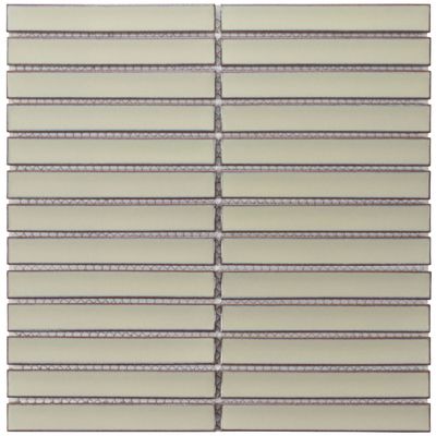 Mozaiek Tegel Sevilla 29,6x29,9 cm Finger Glossy Cafe Latte The Mosaic Factory