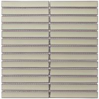 Mozaiek Tegel Sevilla 29,6x29,9 cm Finger Glossy Cafe Latte The Mosaic Factory