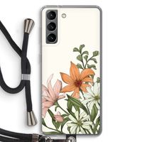 Floral bouquet: Samsung Galaxy S21 Transparant Hoesje met koord