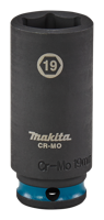 Makita Krachtdop Impact Black, 3/8 19mm lang - E-16368