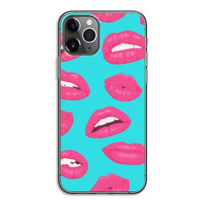 Bite my lip: iPhone 11 Pro Transparant Hoesje