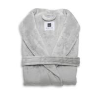 Zo Home Flanel Fleece Badjas Cara - pearl grey - XL