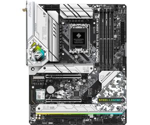 ASRock Z790 Steel Legend WiFi Moederbord Socket Intel 1700 Vormfactor ATX Moederbord chipset Intel® Z790