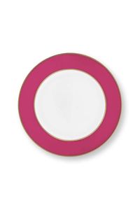 Pip Studio Pip Chique Gebaksbord Roze 17cm