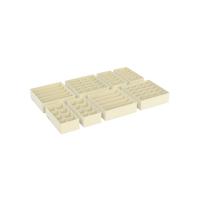 Ondergoed organizer set van 8 opvouwbaar, beige