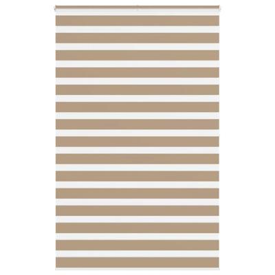 Zebra Blind 150x200 cm stofbreedte 145,9 cm polyester zandbruin