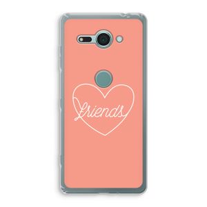 Friends heart: Sony Xperia XZ2 Compact Transparant Hoesje