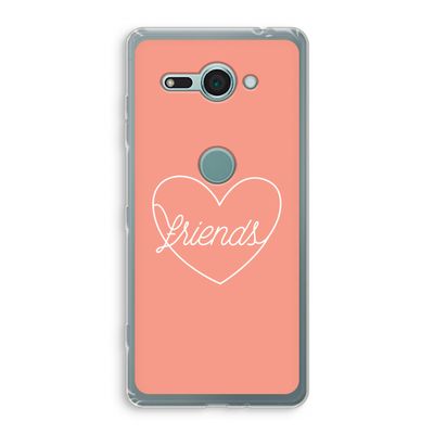 Friends heart: Sony Xperia XZ2 Compact Transparant Hoesje
