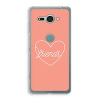 Friends heart: Sony Xperia XZ2 Compact Transparant Hoesje