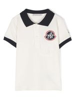 Moncler Enfant polo à logo appliqué - Tons neutres