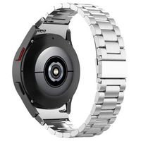 Elegante Samsung Galaxy Watch4/Watch4 Classic/Watch5/Watch6 Roestvrij Stalen Riem - Zilver - thumbnail