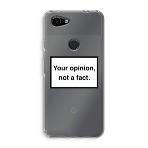 Your opinion: Google Pixel 3a Transparant Hoesje