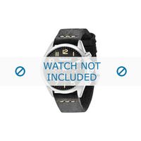 Timberland horlogeband 14400JS-02 Leder Zwart 22mm - thumbnail