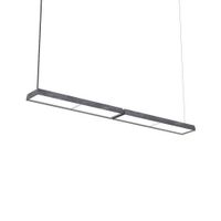 Louis Poulsen Slim Box Suspended Double Hanglamp - 3000K 4828lm Wireless Bluetooth - Micro Prismatic - Aluminium - thumbnail