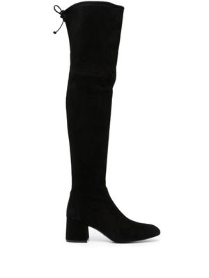 Stuart Weitzman bottines Flareland 65 mm en daim - Noir Stuart Weitzman bottines Flareland 65 mm en daim - Noir