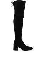 Stuart Weitzman bottines Flareland 65 mm en daim - Noir - thumbnail