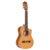 Ortega RQ39 Requinto Series Pro Natural 1/2-formaat klassieke gitaar met gigbag