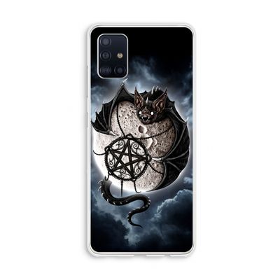 Volle maan: Galaxy A51 4G Transparant Hoesje