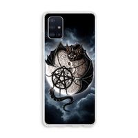Volle maan: Galaxy A51 4G Transparant Hoesje