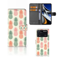 Xiaomi Poco X4 Pro 5G Book Cover Ananas