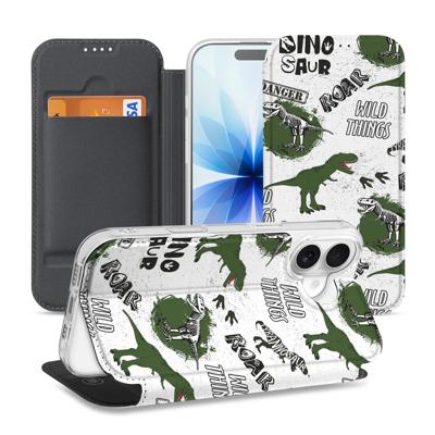 Apple iPhone 17 Stand Case Hoesje Dinosaurus