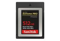 SanDisk CF Express Extreme Pro 512GB 1700MB/s Read 1400MB