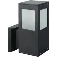 Kavy 2 LED Wandlamp Buiten - Mat Zwart - E27 - Philips - 8W - 2700K