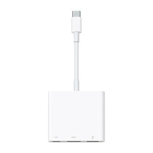 Apple MUF82ZM/A laptop dock & poortreplicator Bedraad USB 3.2 Gen 1 (3.1 Gen 1) Type-C Wit