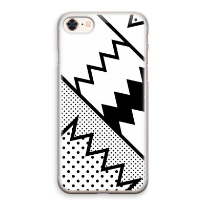 Pop Art #5: iPhone 8 Transparant Hoesje