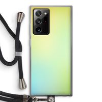 Minty mist pastel: Samsung Galaxy Note 20 Ultra / Note 20 Ultra 5G Transparant Hoesje met koord