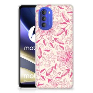 Motorola Moto G51 5G TPU Case Pink Flowers