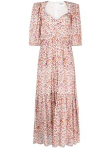 MARANT ÉTOILE robe mi-longue Leoniza à fleurs - Multicolore