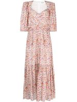 MARANT ÉTOILE robe mi-longue Leoniza à fleurs - Multicolore