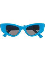 Balenciaga Eyewear lunettes de soleil Odeon Cat - Bleu - thumbnail