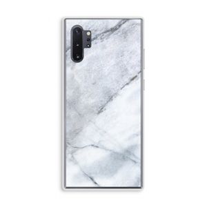 Witte marmer: Samsung Galaxy Note 10 Plus Transparant Hoesje